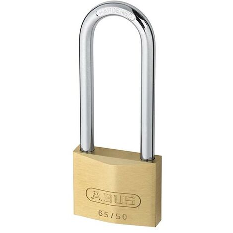 65/50Mm Brass Padlock 80Mm Long Shackle