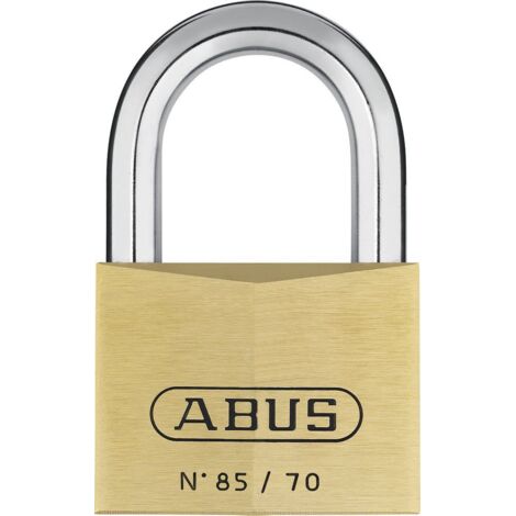 ABUS 02498 85/70mm Brass Padlock Keyed Alike 121 ABUKA02498
