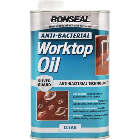 Ronseal 36224 Anti-Bacterial Worktop Oil 1 litre RSLABWO1L