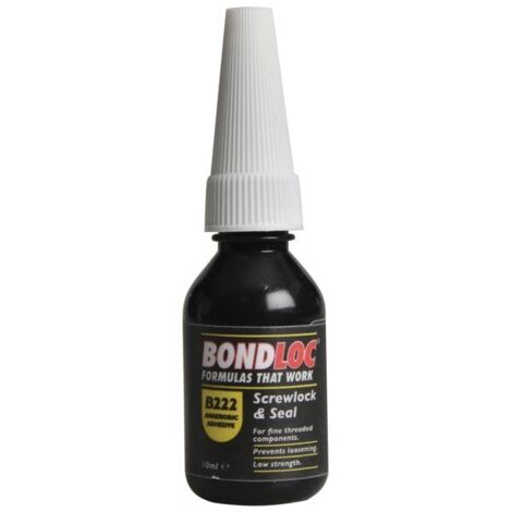 Bondloc B222-10 B222 Screwlock Low Strength Threadlocker 10ml BONB22210