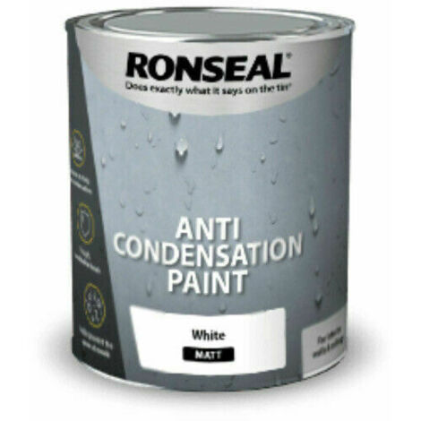 Ronseal Anti Condensation Paint White Matt 750ml RSLACPWM750