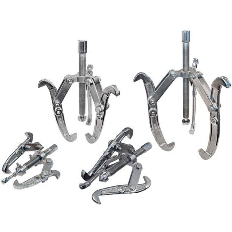 Faithfull 4-Piece Reversible Claw Bearing Puller Set 75mm 100mm 150mm 200mm ABP5105 (1/5)