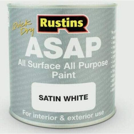 Rustins ASAP1000 ASAP Paint White 1 Litre RUSASAPW1L