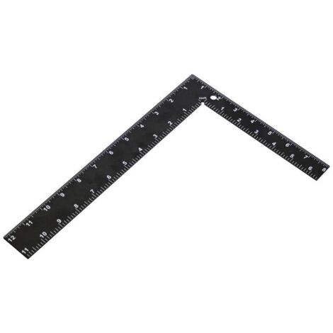 Faithfull Black Steel Roofing Square 200 x 300mm (8 x 12 inches) with Model Number FAICS300200