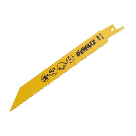 Sabre Blade Bi Metal Plastic, Pipes 3-12mm Pa