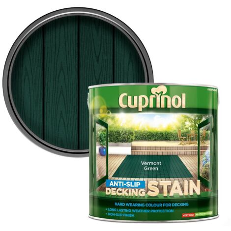 Cuprinol Anti-Slip Decking Stain Vermont Green 2.5L