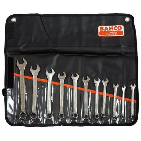 Chrome Polished Combination Spanner Set, 11 Piece (1/3)