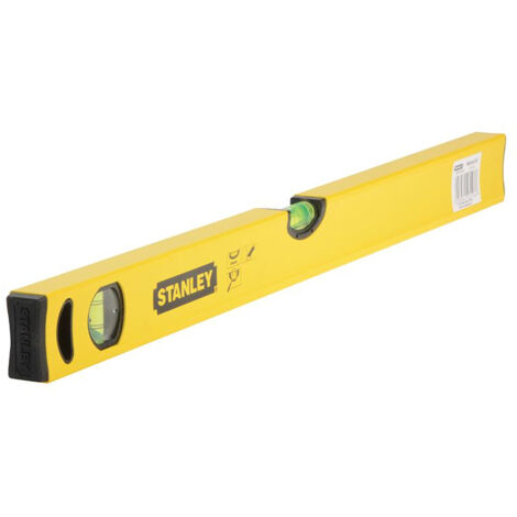 Stanley Classic Box Spirit Level 2 Vials 600 mm (60 cm) ±0.5 mm/m Accuracy