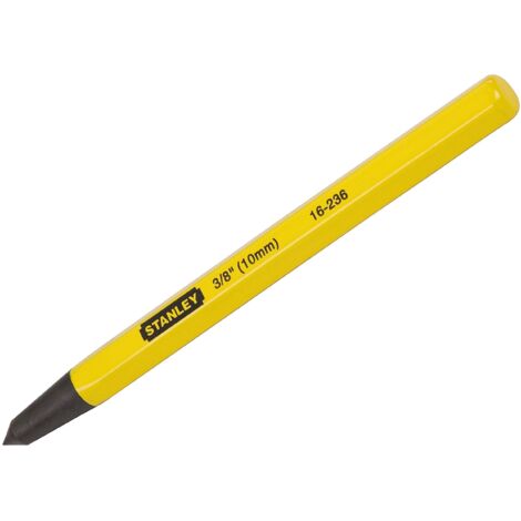 STANLEY Marking Out Centre Line Brick Punch 140 x 10mm 5.1/2 x 3/8in STA418236