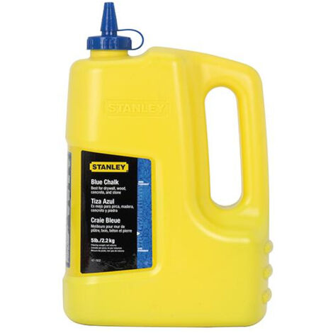 Stanley Chalk Refill Blue 1.1Kg - Ideal for Chalk Line Reels