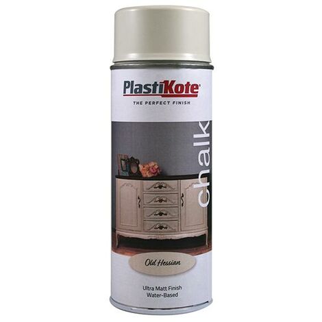 PlastiKote Chalk Finish Spray Old Hessian 400ml PKT27101 (1/3)
