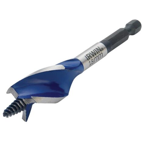 Irwin 1921992 Blue Groove 6X Stubby Wood Bit 18 x 100mm IRW1921992
