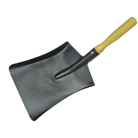 Faithfull RI62-US9ISWH Coal Steel Shovel Wooden Handle 230mm FAICOALS9