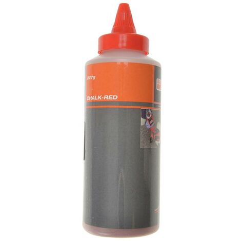 Bahco CHALK-RED Marking Chalk Pour Bottle Red 227g BAHCLRED