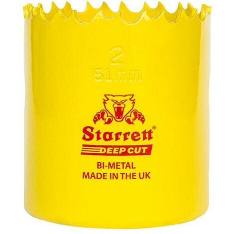 Starrett BF6150 DCH068M Deep Cut Bi-Metal Holesaw 68mm STRHS68DC