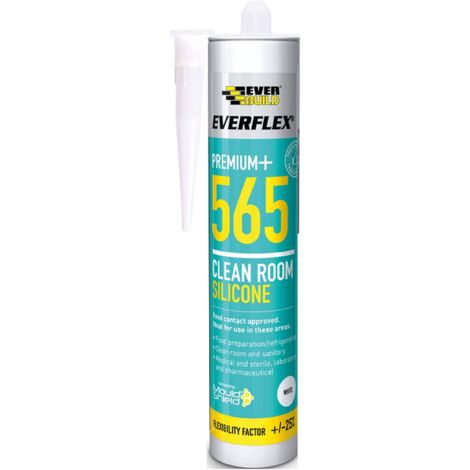 Everbuild 565WE Clean Room Silicone C3 565 EVB565WE