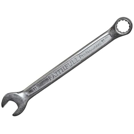 Faithfull Combination Spanner CV Satin Finish 11mm FAISPAC11
