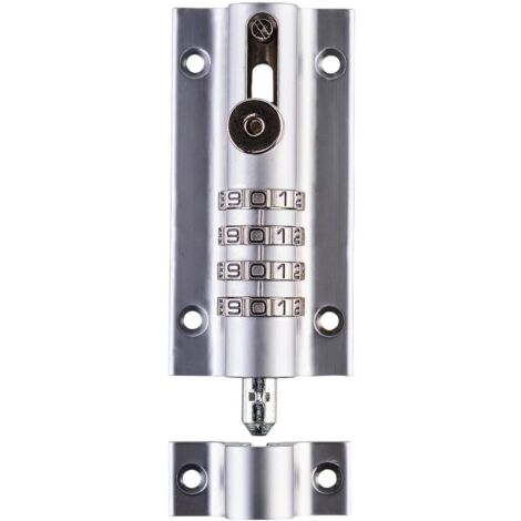 Squire COMBI4CH CombiBolt 4 Re-Codable Locking Bolt Chrome 120mm HSQCOMBI2CH