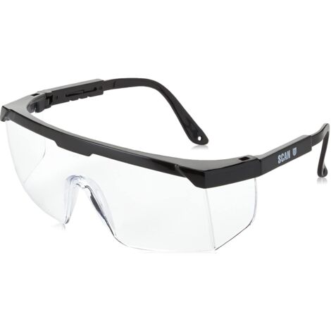 SCAN SCAPPESPCLCL wraparound scratch resistant saftey glasses - Clear (1/5)