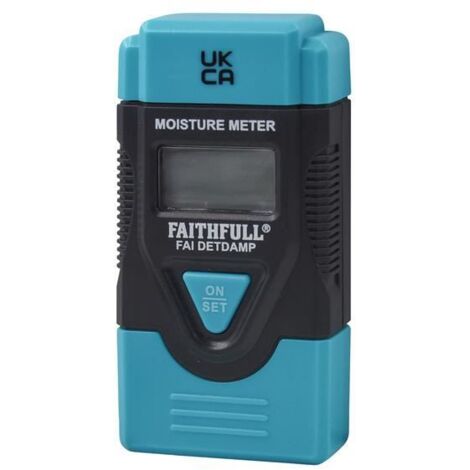 Faithfull EM4806 Damp & Moisture Meter LCD Display FAIDETDAMP (1/5)