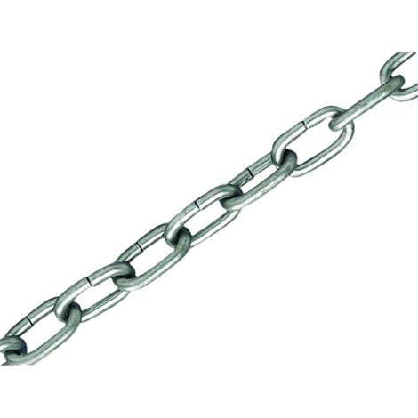 Faithfull Chrome Clock Chain 1.6mm Link Diameter 13mm Link Length 10m (1/3)