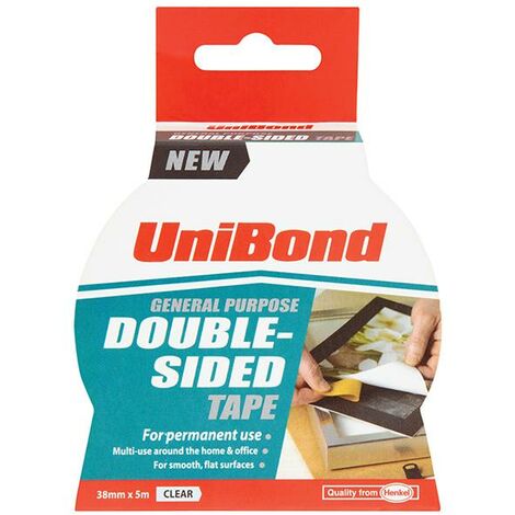 UniBond 2675782 Double-Sided Tape 38mm x 5m UNI1668253