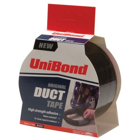 Unibond Duct Tape Black 50mm x 50m (1/3)