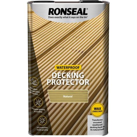 Ronseal Decking Protector - Natural Oak - 5 Litre