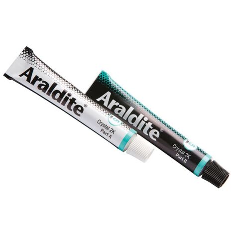 Araldite ARL400008 Crystal Epoxy 2 x 15ml Tubes ARA400008