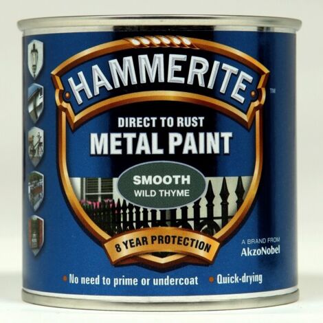 Hammerite Direct To Rust Metal Paint Wild Thyme 250ml