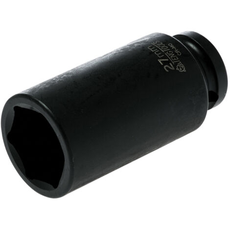 Teng 920627N Deep Impact Socket Hexagon 6-Point 1/2in Drive 27mm TEN920627N