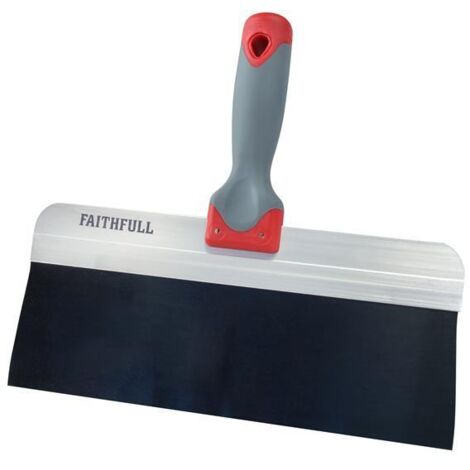 Faithfull Blued Steel 300mm (12in) Drywall Taping Spreader with Soft-Grip Handle