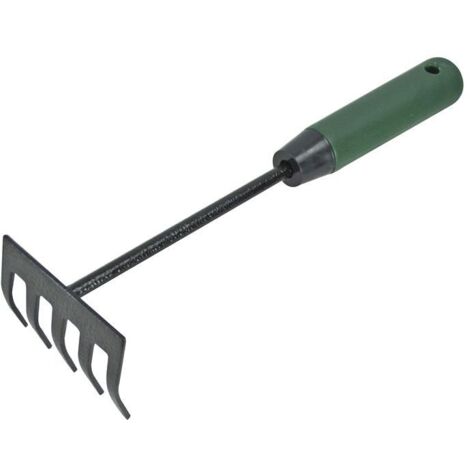 Faithfull Essentials 5-Prong Hand Drag Rake with Comfort Plastic Handle 289mm (1/4)