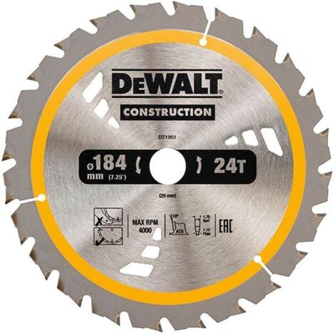 DeWalt Sierra Circular Saw - 1 Piece, Silver, Yellow and Black, Model DT1951