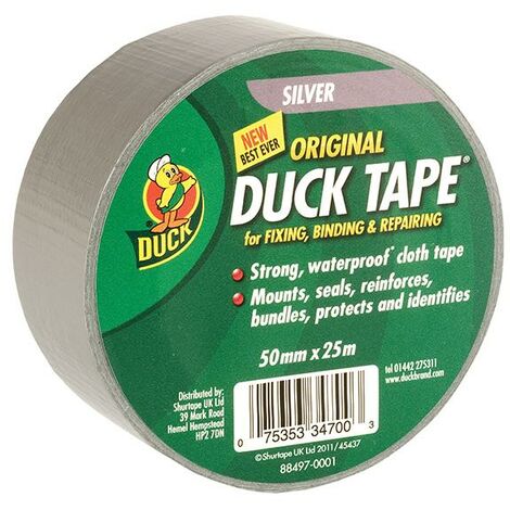 Shurtape Duck Tape Original Cloth 50 mm x 25 m Silver