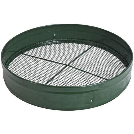 Faithfull Countryman Garden Sieve — 330mm All-Steel Soil and Compost Sifter with 10 x 10mm Mesh (1/2)