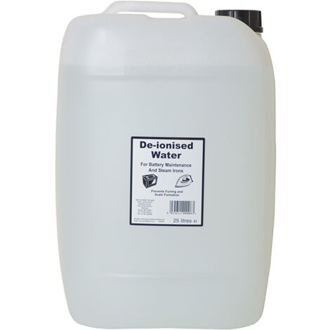 Tuw De-ionised Water 25 Litres Jerry Can for Car Batteries and Steam Irons