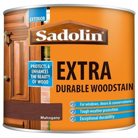 Sadolin Extra Durable Mahogany Woodstain - 500ml