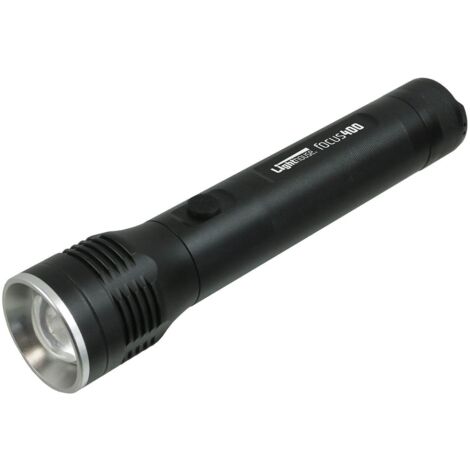 Lighthouse Elite Focus400 LED Torch with 400 Lumens, Powered by 2 D Cells (1/5)