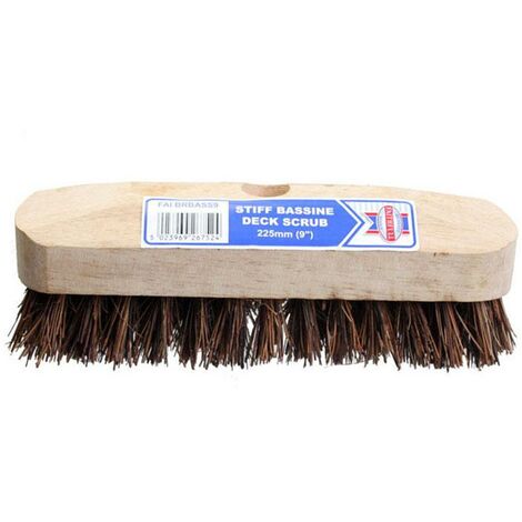 Deck Scrub Stiff Broom Head 225Mm (9In) (1/3)