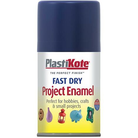 PlastiKote 440.0001030.046 Fast Dry Enamel Aerosol Night Blue 100ml PKT103S