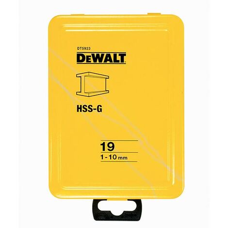DEWALT Dt5923 Extreme Metal Drill Bit Set, 19 Piece