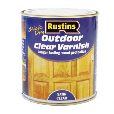 Rustins EAVS500 Exterior Varnish Satin 500ml RUSEVS500