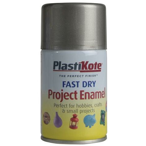 PlastiKote Fast Dry Enamel Pewter 100 ml (1/3)