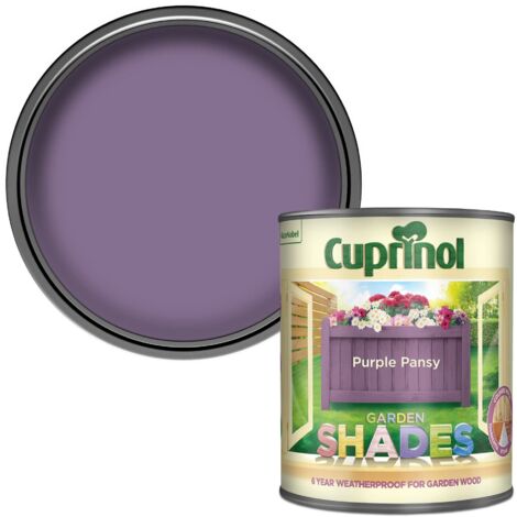 Cuprinol 5232364 Garden Shades Purple Pansy 1 litre CUPGSPP1L