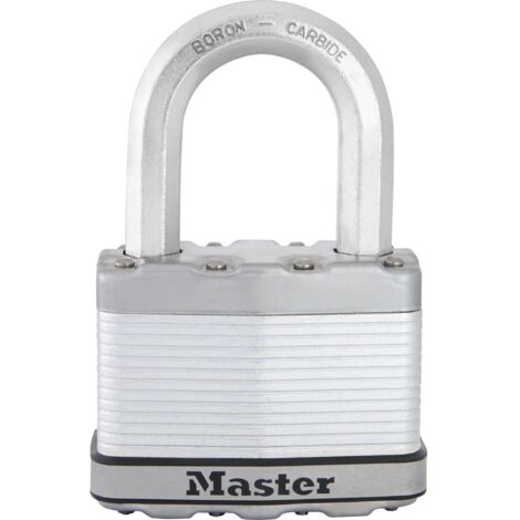 Master Lock Excell Laminated Steel 64mm Padlock 5-Pin - 38mm Shackle MLKM15LF