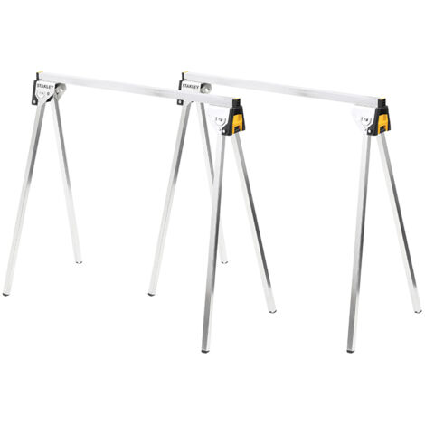STANLEY STST81337-1 Essential Metal Sawhorses Twin Pack STA181337