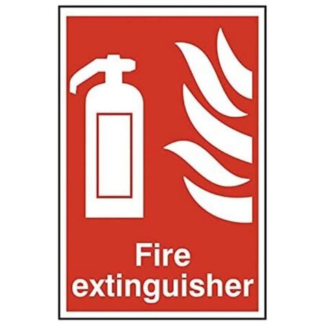 Scan 1350 Fire Extinguisher - PVC 200 x 300mm SCA1350 (1/3)
