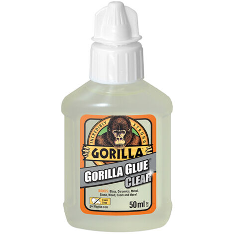 Gorilla Glue Clear 50ml - Crystal Clear Fast-Setting Contact Adhesive (1/9)