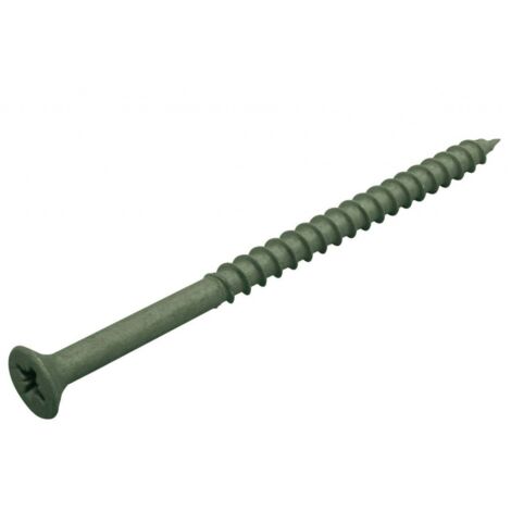 ForgeFix DS4550 Decking Screw Pozi Compatible ST Green Anti-Corrosion 4.5 x 50mm Box 200 FORDS4550 (1/5)